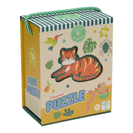 Puzzle Rompecabezas Con Forma Jungla 12 piezas