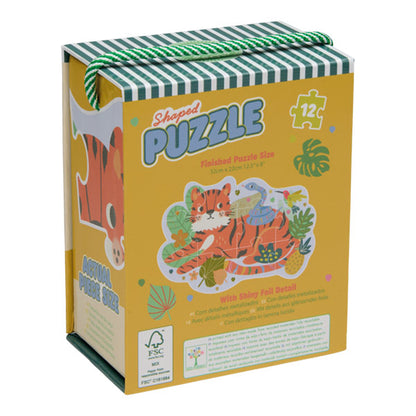 Puzzle Rompecabezas Con Forma Jungla 12 piezas