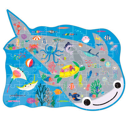 Puzzle Rompecabezas Con Forma Ocean 60 piezas