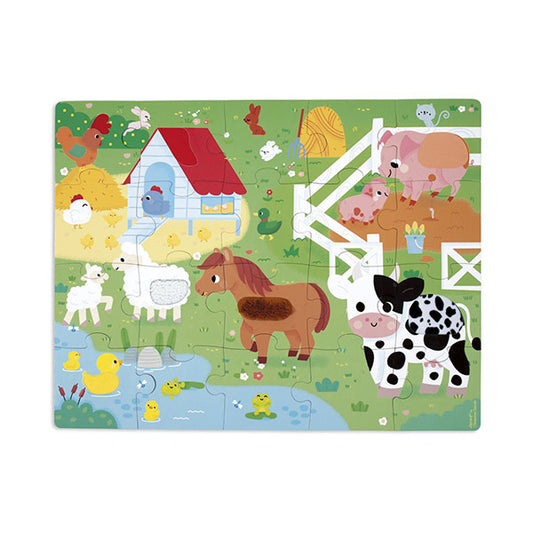 Puzzle Táctil De La Granja Janod