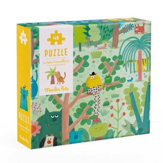 Puzzle Tierra Maravillosa Les Schmouks Moulin Roty