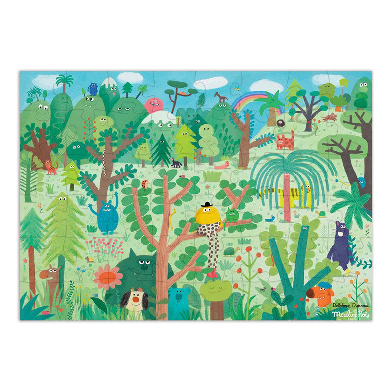 Puzzle Tierra Maravillosa Les Schmouks Moulin Roty