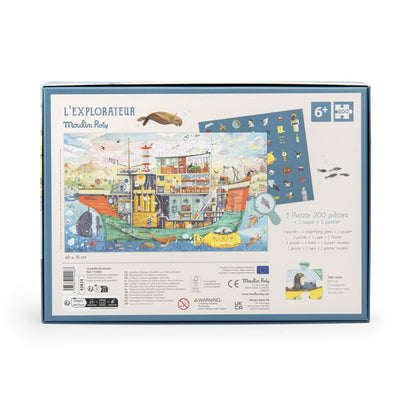 Puzzle Barco El Explorador Moulin Roty