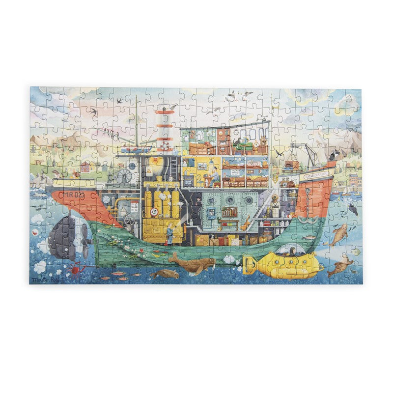 Puzzle Barco El Explorador Moulin Roty