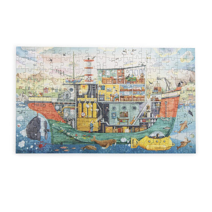 Puzzle Barco El Explorador Moulin Roty