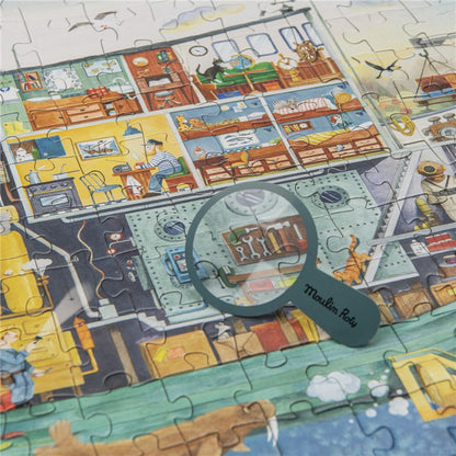 Puzzle Barco El Explorador Moulin Roty