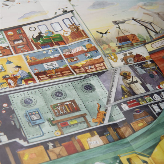 Puzzle Barco El Explorador Moulin Roty