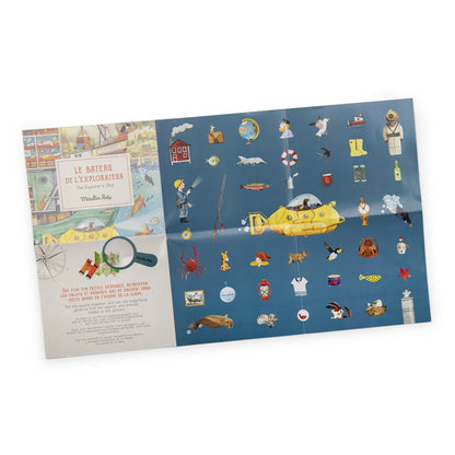 Puzzle Barco El Explorador Moulin Roty