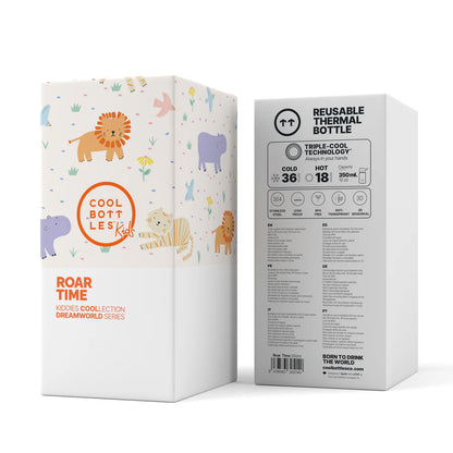 Botella Termo Kiddie Bottle Roar Time 350ml Cool Bottles