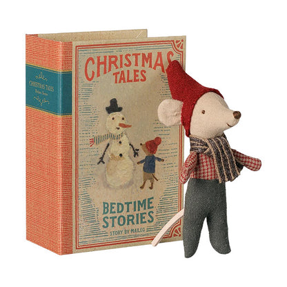 Ratón Navidad Bebé En Libro Maileg