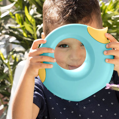 Regadera Circular Cana Pequeña Banana Blue