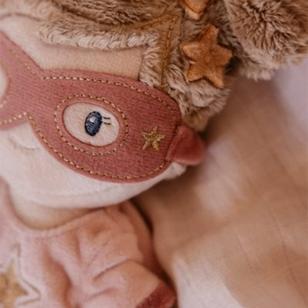 Rosa Superheroína Muñeca Blandita Little Dutch 35cm