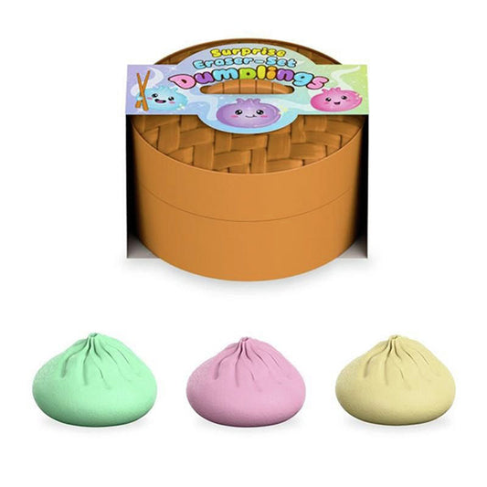 Set 3 Dumplings Gomas De Borrar