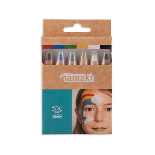 Set 6 Lápices Maquillaje Orgánico Namaki Arcoíris