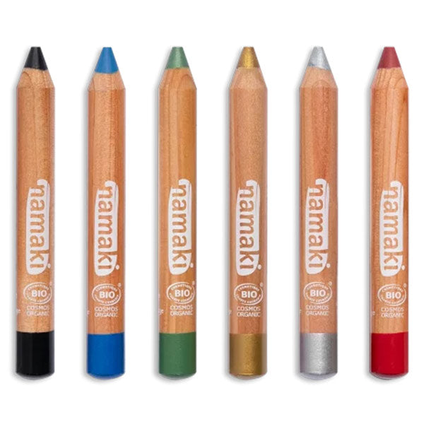 Set 6 Lápices Maquillaje Orgánico Namaki Intergaláctico