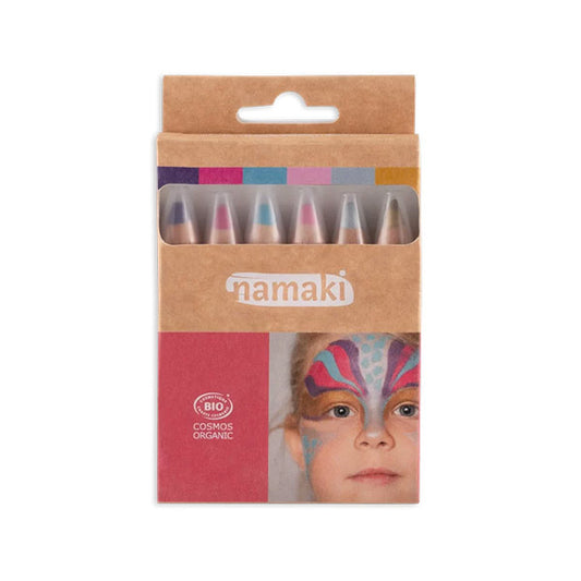 Set 6 Lápices Maquillaje Orgánico Namaki Mundo Encantado