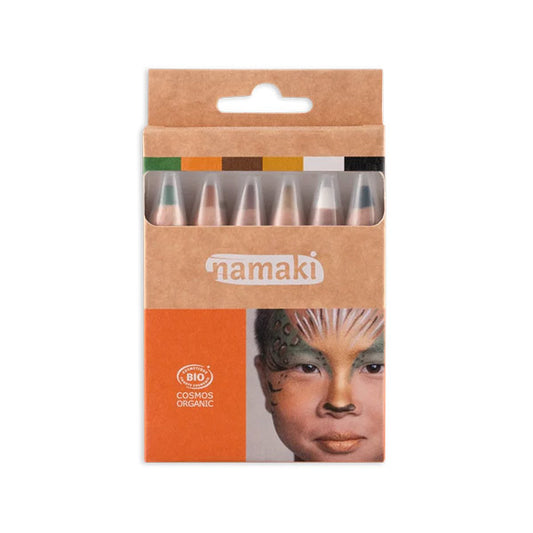 Set 6 Lápices Maquillaje Orgánico Namaki Vida Salvaje