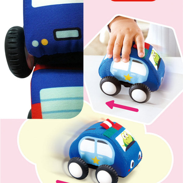 Set Coches Blanditos de Peluche Hape