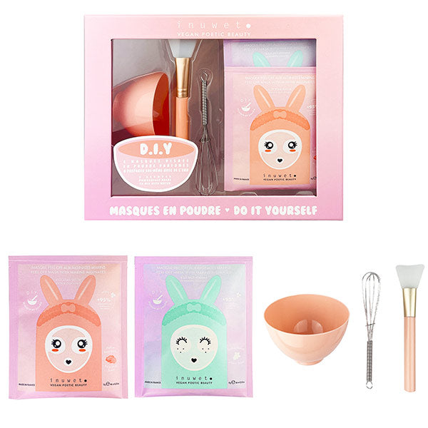 Set DIY Mascarilla Facial Peel-off En Polvo Inuwet