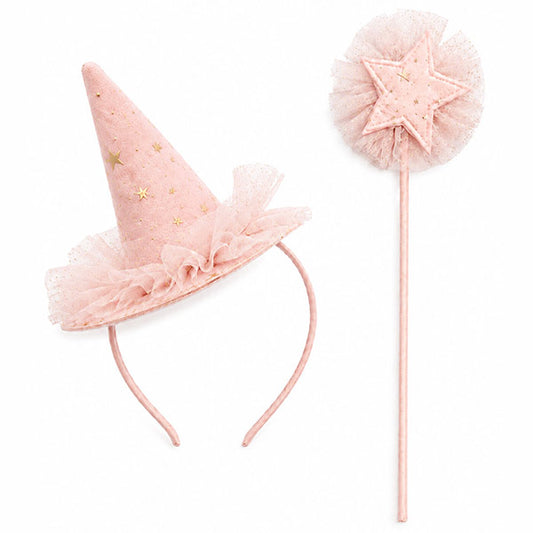 Set De Fiesta Pequeña Bruja Rosa