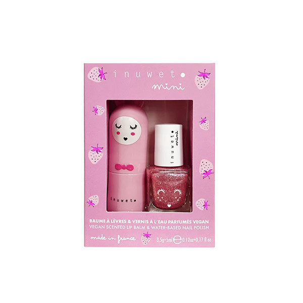 Set De Labial + Esmalte De Uñas - Fresa