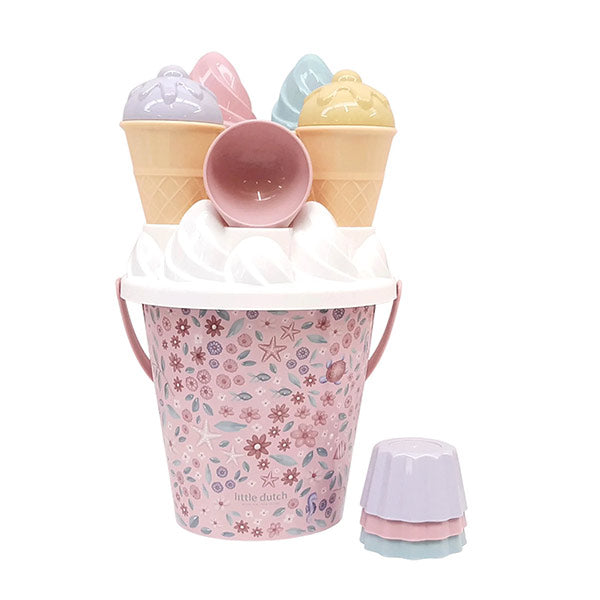 Set Playa Cubo Helados Sirenas Little Dutch