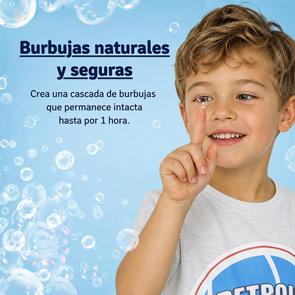 Set Pompero Antiderrames + Líquido Lots of Bubbles