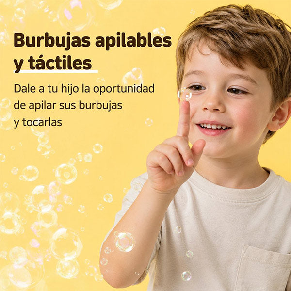 Set Pompero Antiderrames + Líquido Touchable Bubbles