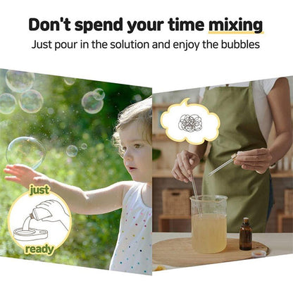 Set Pompero Antiderrames + Líquido Touchable Bubbles