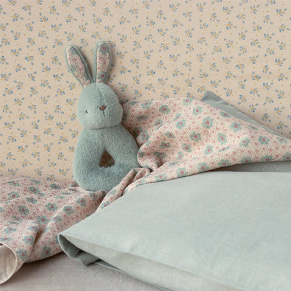 Set Sonajero Conejo Menta Maileg