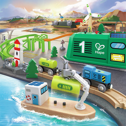Set Tren Energía Eco en Cubo Hape