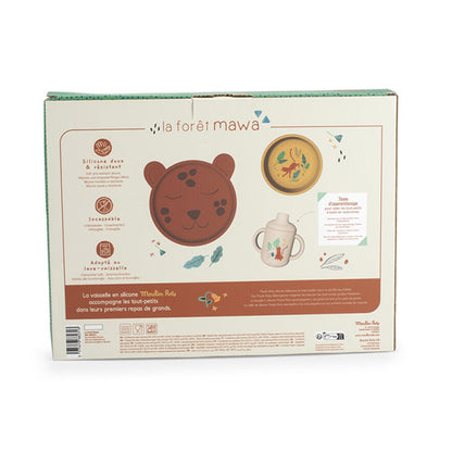 Set Vajilla Silicona Foret Mawa Moulin Roty