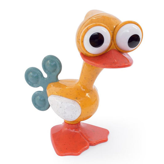 Sonajero Pájaro Ojos Locos Tolo de Bioplástico Trigo