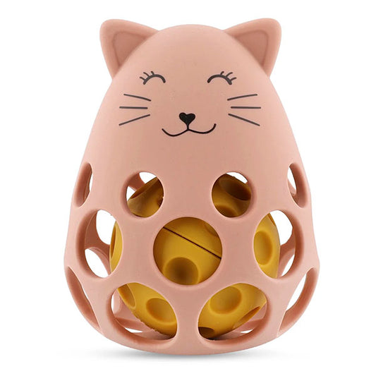 Sonajero Sensorial Silicona Gato Mrs Cat Trixie