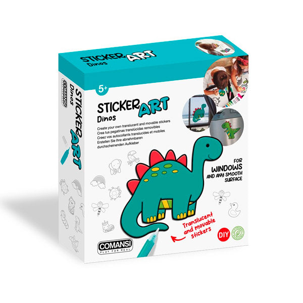 Sticker Art Dinos