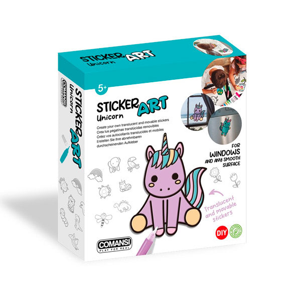 Sticker Art Unicornio