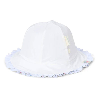 Gorro Playa Reversible Little Dutch Flowers Azul