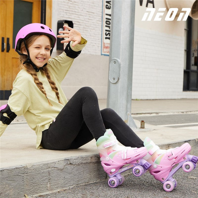 Patines Combo 2 en 1 Neón Rainbow Yvolution