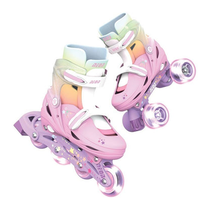 Patines Combo 2 en 1 Neón Rainbow Yvolution