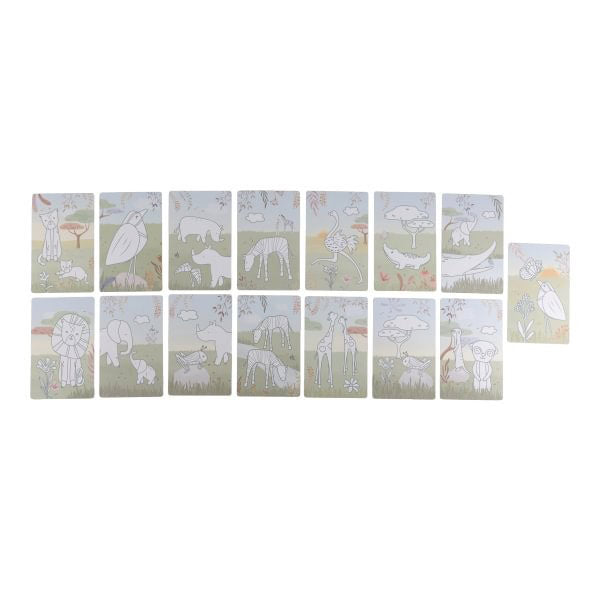 Tableta Dibujo Verde Safari Friends Little Dutch
