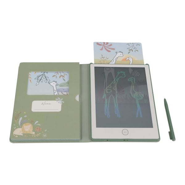 Tableta Dibujo Verde Safari Friends Little Dutch