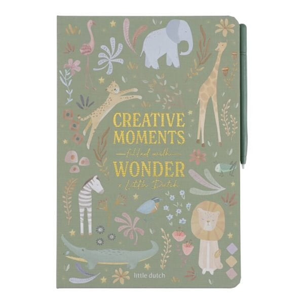 Tableta Dibujo Verde Safari Friends Little Dutch