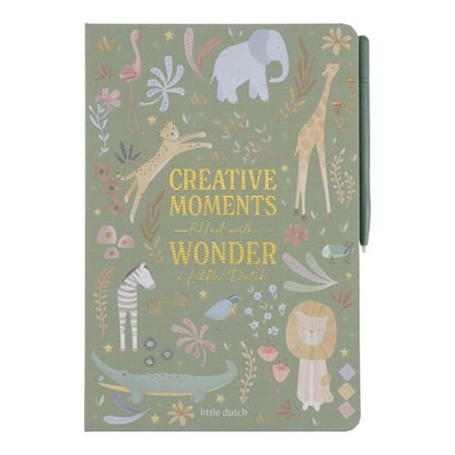 Tableta Dibujo Verde Safari Friends Little Dutch