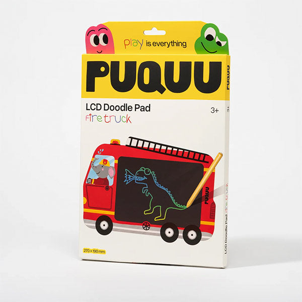 Tableta LCD Dibujo Camión Bomberos Puquu