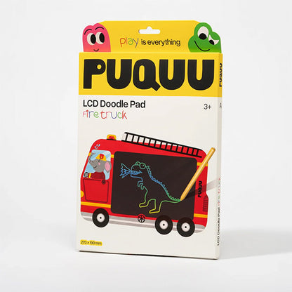 Tableta LCD Dibujo Camión Bomberos Puquu