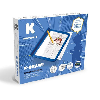 Tableta Luminosa KidyDraw-Pro Azul Kidywolf