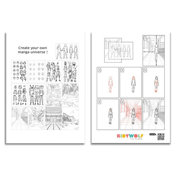 Tableta Luminosa KidyDraw-Pro Azul Kidywolf