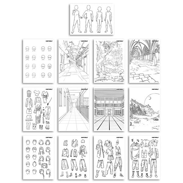 Tableta Luminosa KidyDraw-Pro Azul Kidywolf