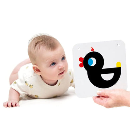 Tarjetas Alto Contraste Bebés +0 Meses Banana Panda
