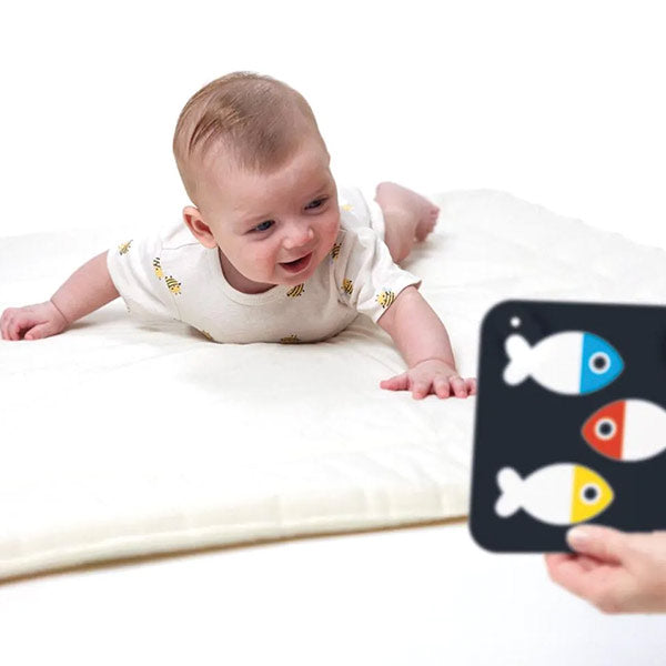 Tarjetas Alto Contraste Bebés +0 Meses Banana Panda